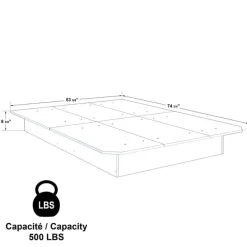 Full Platform Bed (54")