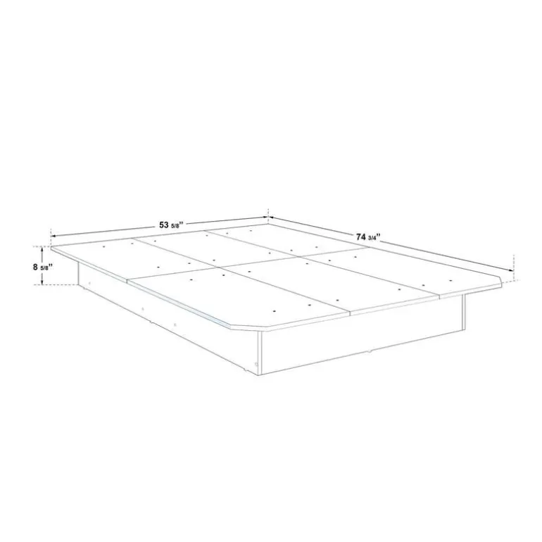 Full Platform Bed (54'')