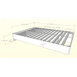 Full Platform Bed (54'') - Nexera