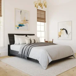 Full Platform Bed and Headboard (54") - Nexera