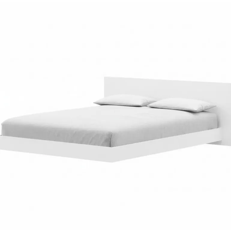 Full Platform Bed with Headboard (54") - Nexera
