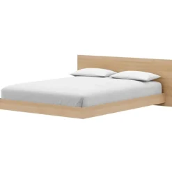 Full Platform Bed with Headboard (54") - Nexera
