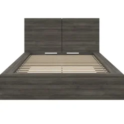 Full Platform Bed with Headboard (54") - Nexera