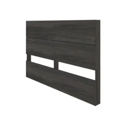 Full Size Panel Headboard, Bark Grey - Nexera