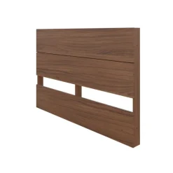 Full Size Panel Headboard, Walnut - Nexera