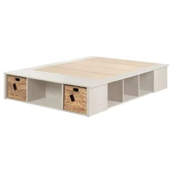 Full Storage Bed and Baskets (54") - South Shore
