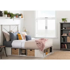 Full Storage Bed and Baskets (54") - South Shore