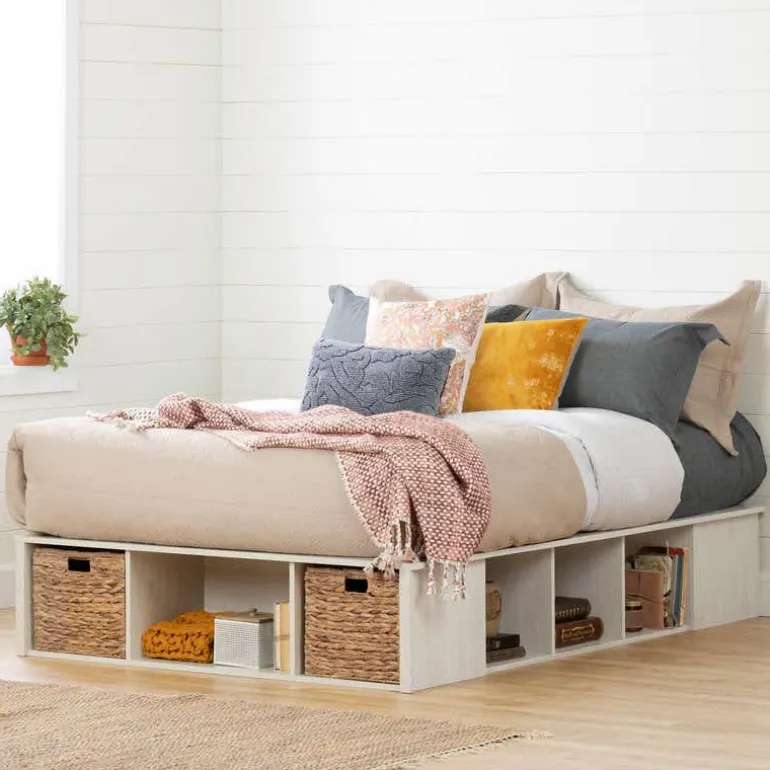 Full Storage Bed and Baskets (54") - South Shore