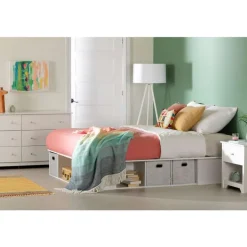 Full Storage Bed with Baskets (54