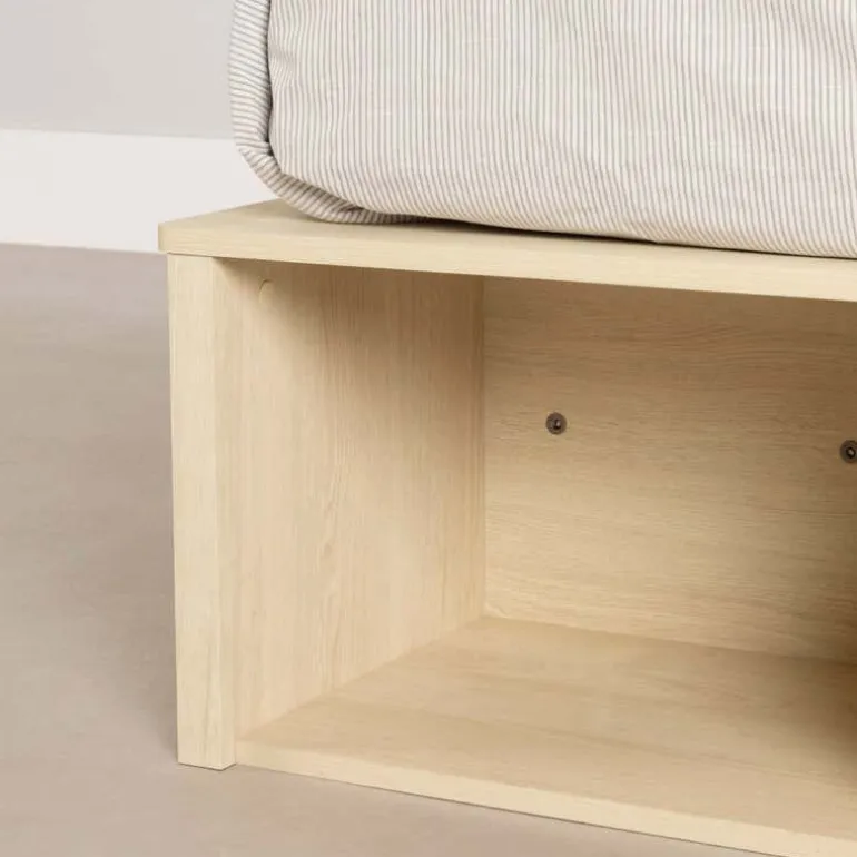 Full Storage Bed with Baskets (54") - South Shore