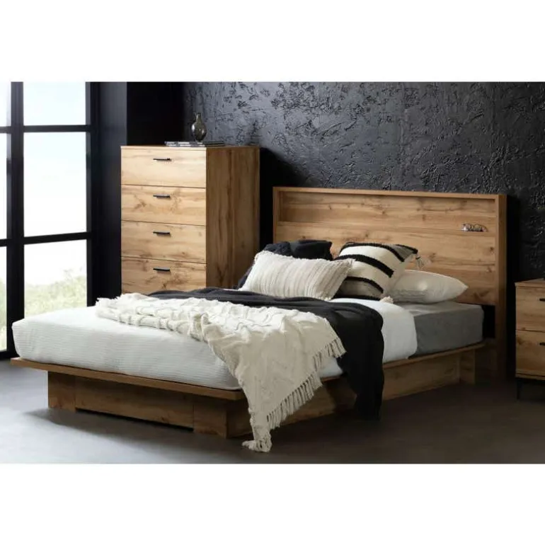 Full/Queen Bed with 1-Drawer Storage and Headboard (54"/60") - South Shore
