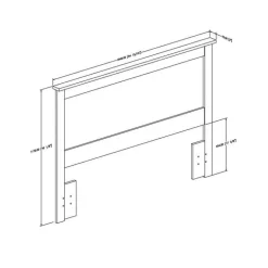 Full/Queen Headboard (54/60'') - South Shore