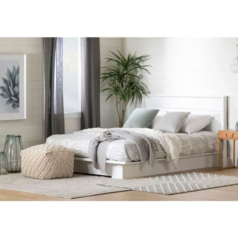 Full/Queen Platform Bed (54"/60'') - South Shore