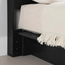 Full/Queen Platform Bed with Headboard (54"/60") - South Shore