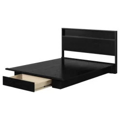 Full/Queen Platform Bed with Headboard (54