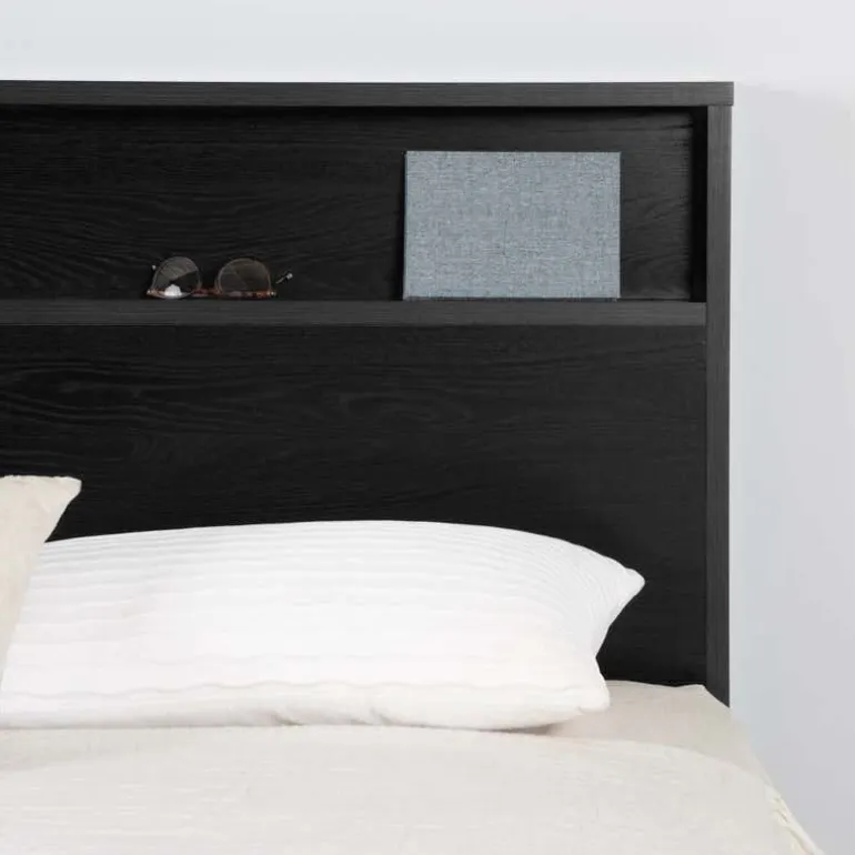 Full/Queen Platform Bed with Headboard (54"/60") - South Shore