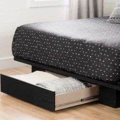 Full/Queen Platform Bed with 1-Drawer Storage (54