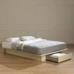 Full/Queen Platform Bed with 1-Drawer Storage (54