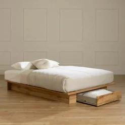 Full/Queen Platform Bed with 1-Drawer Storage (54
