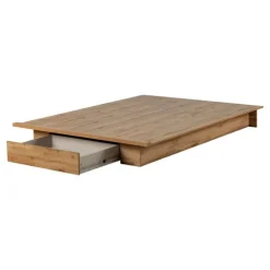 Full/Queen Platform Bed with 1-Drawer Storage (54