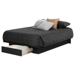 Full/Queen Platform Bed with 1-Drawer Storage (54