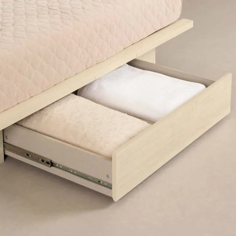 Full/Queen Platform Bed with 1-Drawer Storage (54"/60") - South Shore