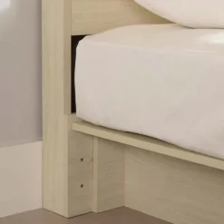Full/Queen Platform Bed with 1-Drawer Storage and Headboard (54"/60") - South Shore