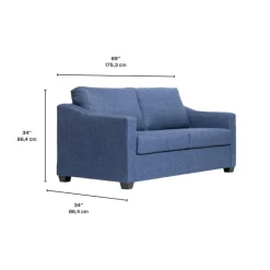 Full-Size Sleeper Sofa - Blue