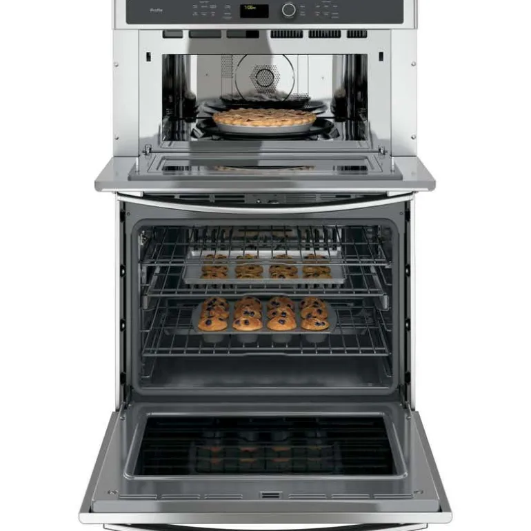 GE 30'' Built-In Microwave-Oven Combination Stainless Steel 29.75" Electric - PT7800SHSS
