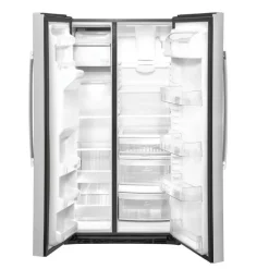 GE 25.1 Cu Ft 36 In Refrigerator Stainless Steel Side by side - GSS25IYNFS