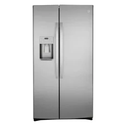 GE 25.1 Cu Ft 36 In Refrigerator Stainless Steel Side by side - GSS25IYNFS