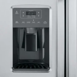 GE 23,2 Cu Ft 33 In Refrigerator Stainless Steel Side by side - GSS23GYPFS