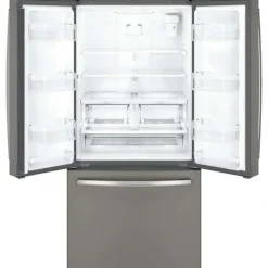 GE 18.6 Cu Ft 33 In Refrigerator Slate Bottom Freezer - GWE19JMLES