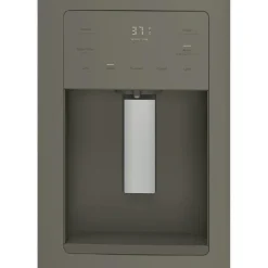 GE 25.5 Cu Ft 36 In Refrigerator Slate Bottom Freezer, French door - GFE26JMMES