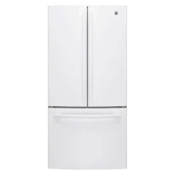 GE 18.6 Cu Ft 33 In Refrigerator White Bottom Freezer - GWE19JGLWW