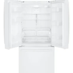 GE 18.6 Cu Ft 33 In Refrigerator White Bottom Freezer - GWE19JGLWW