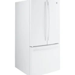 GE 18.6 Cu Ft 33 In Refrigerator White Bottom Freezer - GWE19JGLWW