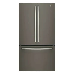 GE 27 Cu Ft 36 In Refrigerator Slate Bottom Freezer, French door - GNE27JMMES