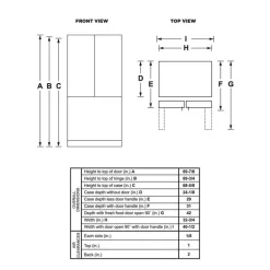 GE 18.6 Cu Ft 33 In Refrigerator Stainless Steel Bottom Freezer, French door - GWE19JYLFS