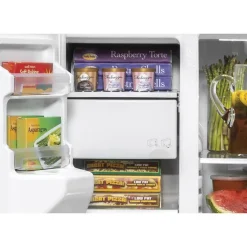 GE 21.8 Cu Ft 36 In Refrigerator Stainless Steel Side by side - GZS22IYNFS