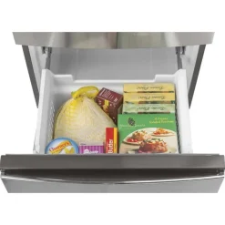 GE 11.9 Cu Ft 24 In Refrigerator Stainless Steel Bottom Freezer - GLE12HSPSS