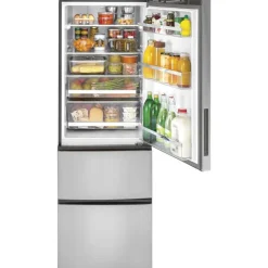 GE 11.9 Cu Ft 24 In Refrigerator Stainless Steel Bottom Freezer - GLE12HSPSS