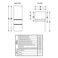 GE 11.9 Cu Ft 24 In Refrigerator Stainless Steel Bottom Freezer - GLE12HSPSS