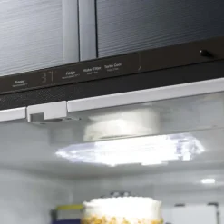 GE 24.8 Cu Ft 33 In Refrigerator Stainless Steel Bottom Freezer - GDE25EYKFS