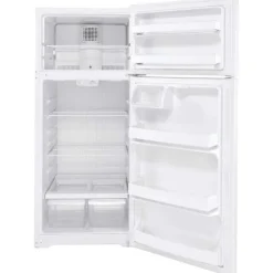 GE 17.5 Cu Ft 28 In Refrigerator White Top Freezer - GTE18DTNRWW