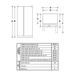 GE 21.8 Cu Ft 36 In Refrigerator Slate Side by side - GZS22IMNES