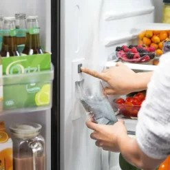 GE 27 Cu Ft 36 In Réfrigerator Stainless Steel Bottom Freezer, French door - GNE27JYMFS