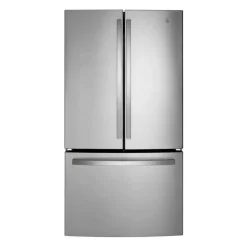 GE 27 Cu Ft 36 In Réfrigerator Stainless Steel Bottom Freezer, French door - GNE27JYMFS