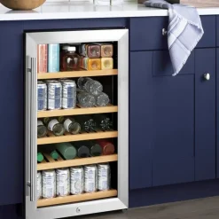 GE 4.1 Cu Ft Beverage Centre Stainless Steel 19