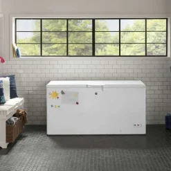GE 15,7 Cu Ft Freezer White, Honrizontal, 65
